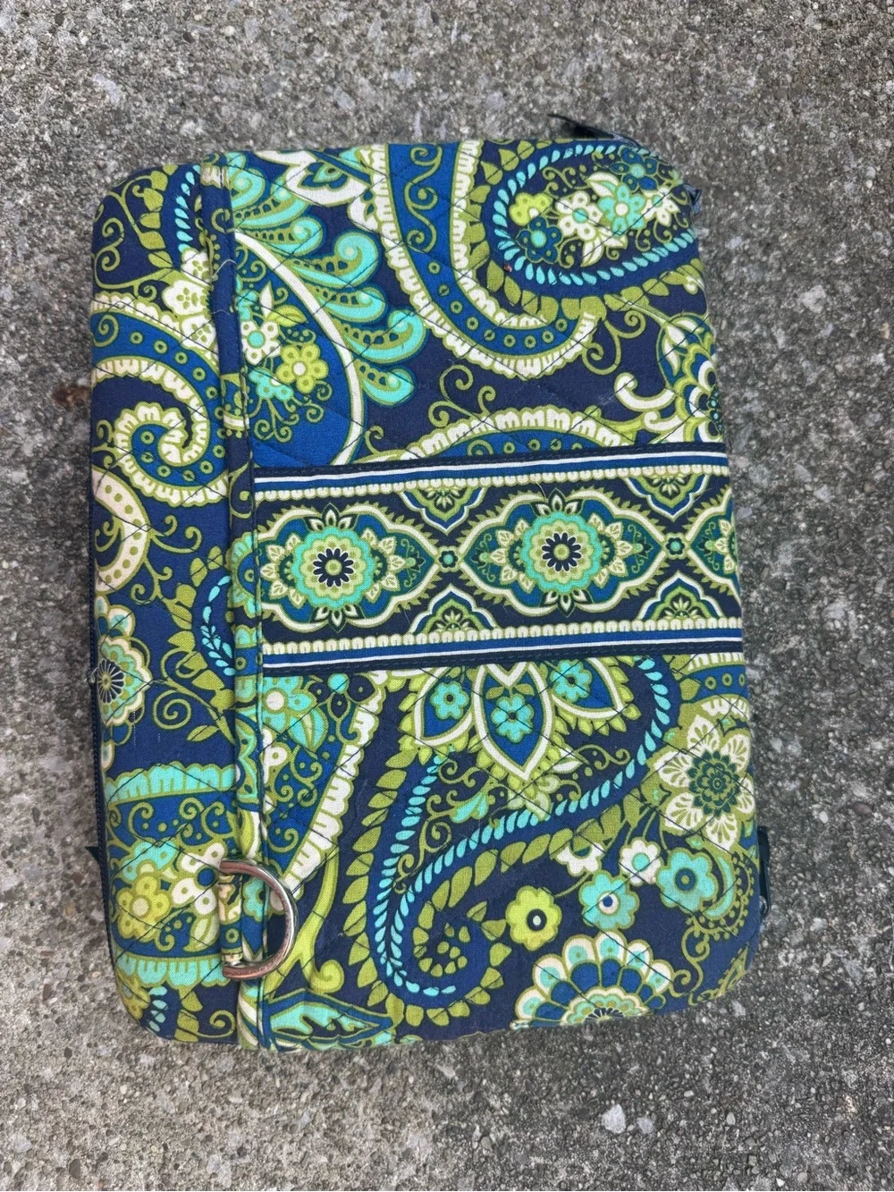 Vera Bradley Bali Blue Mini Laptop Hard Case Tablet iPad Sleeve Portfolio